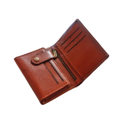 کیف پول نیم کتی چرم طبیعی کد 508