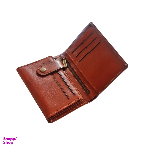 کیف پول نیم کتی چرم طبیعی کد 508