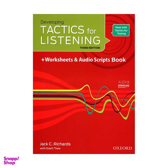 کتاب Developing TACTICS for LISTENING 3rd اثر Jack C. Richards انتشارات Oxford به همراه سی دی