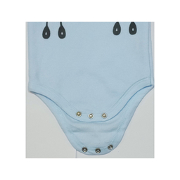 بادی آستین کوتاه نوزادی مدل 6232 مجموع 2عددی رنگ ابی