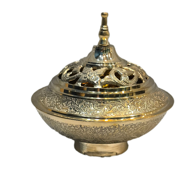 شکلات خوری برنجی قلم طرح طاووس