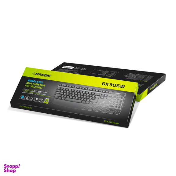 کیبورد بی سیم گرین مدل GK306W