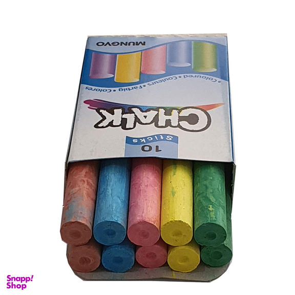 گچ رنگی مانگیو مدل M1 بسته 10 عددی