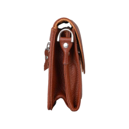 کیف دوشی چرم طبیعی زنانه آروین چرم کد AR-116