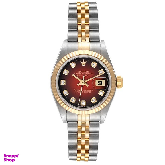 ساعت عقربه ای زنانه طرح رولکس مدل Datejust کد 000020