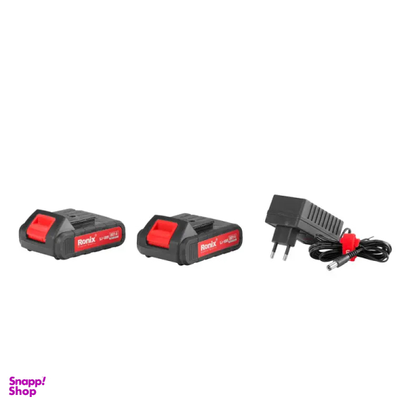 دریل شارژی رونیکس مدل RS-8014 باتری 14 ولت مجموعه 33 عددی