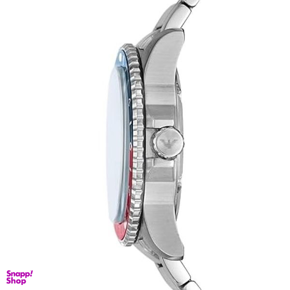 ساعت عقربه ای مردانه امپریو آرمانی کد ar11590 رنگ نقره ای