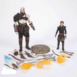 اکشن فیگور نکا مدل کریتوس و آترئوس سری God of War New