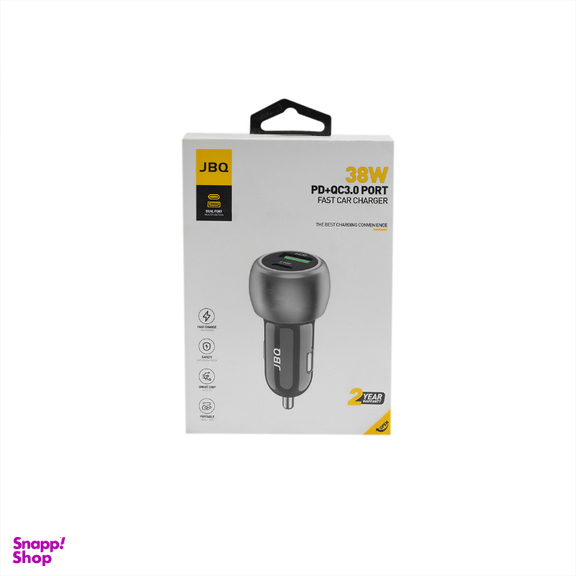 شارژر فندکی 38 وات جی بی کیو مدل CC-7380