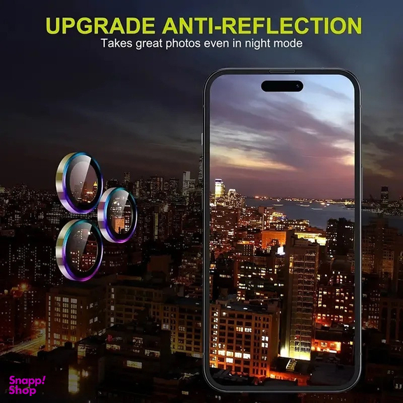 محافظ لنز دوربین بوف مدل HD-ColorLenz-G مناسب برای گوشی موبایل اپل Iphone 15 Pro Max / 15 Pro