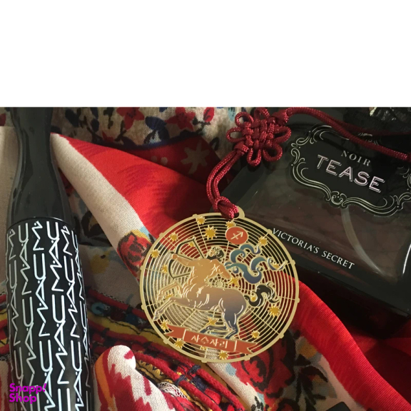 آویز گردنبند طرح ماه تولد آذر کد BM 9