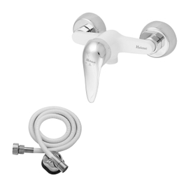 شیر سرویس بهداشتی حکمت نشان مدل لیندا به همراه شیلنگ کد SK