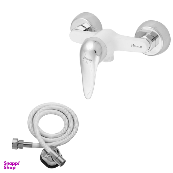 شیر سرویس بهداشتی حکمت نشان مدل لیندا به همراه شیلنگ کد SK