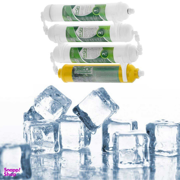 فیلتر تصفیه آب یخچال و فریزر بلوط مدل گیاهی BL 401 مجموعه 4 عددی