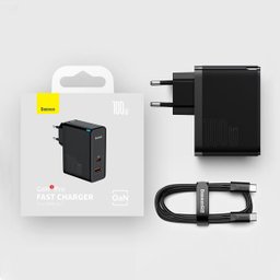 شارژر دیواری فست بیسوس مدل GaN5 Pro 100W