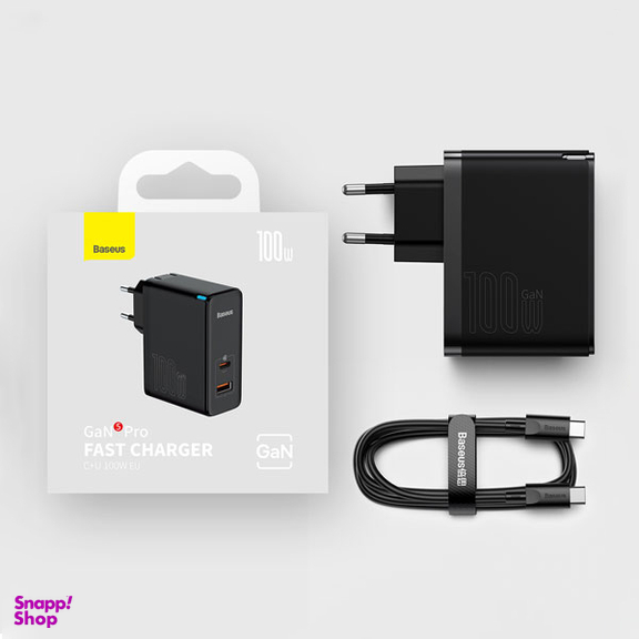 شارژر دیواری فست بیسوس مدل GaN5 Pro 100W