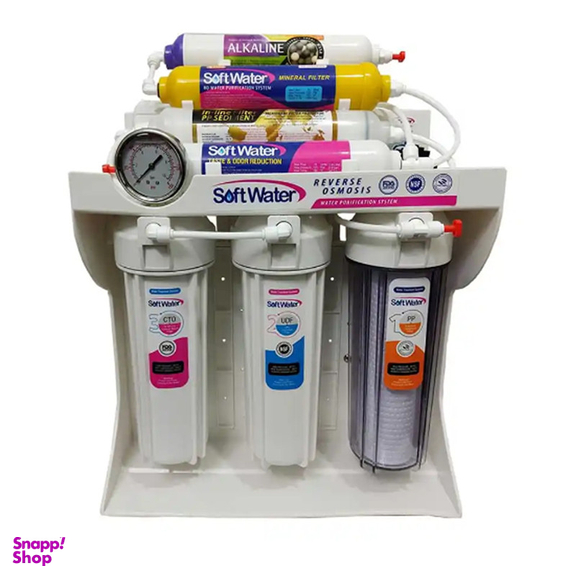 دستگاه تصفیه کننده آب سافت واتر مدل RO-07 به همراه فیلتر تصفیه آب کد 3s-pack مجموعه 3 عددی
