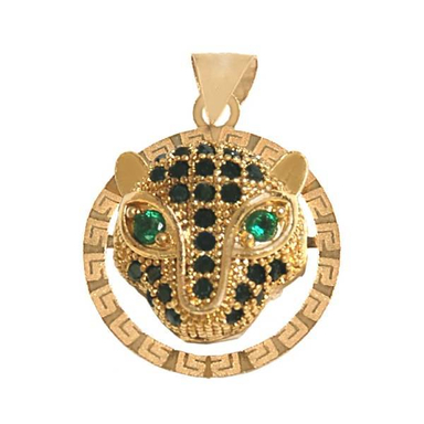 پلاک طلا 18 عیار زنانه مدل پنتر sh0393