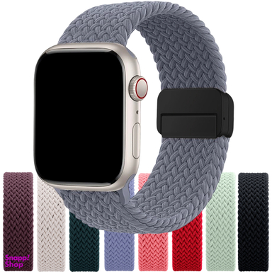 بند ساعت هوشمند مدل Metal Braided Solo Loop مناسب اپل واچ سایز 42/41/40/38new میلی متر