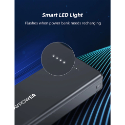 پاوربانک 15 وات راوپاور مدل RP-PB1216 ظرفیت 20000 میلی آمپر ساعت