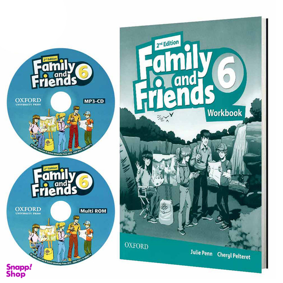 کتاب Family and Friends 6 Second Edition اثر Tamzin Thompson انتشارات oxford به همراه سی دی