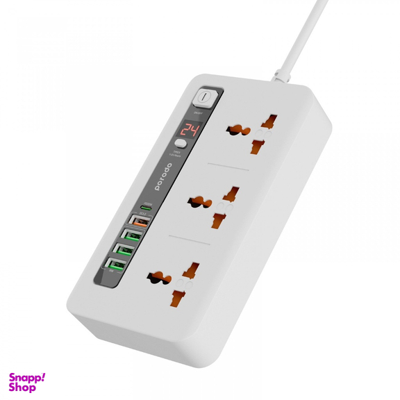 هاب چند پورت پرودو مدل Multi-Port Power HUB 4 طول 2 متر
