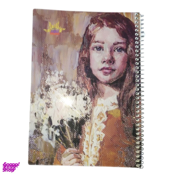 دفتر زبان 50 برگ شمس طرح دختر