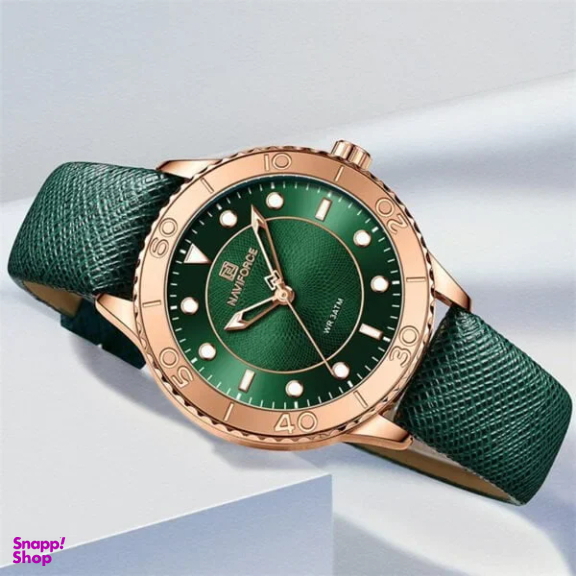 ساعت عقربه ای زنانه نیوی فورس کد nf5020gngn