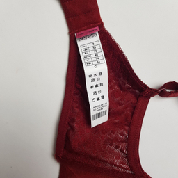 ست شورت و سوتین زنانه برتا مدل اسفنجی کد 6020KC رنگ زرشکی