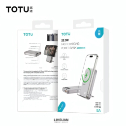 پاوربانک مغناطیسی توتو مدل PB-1007 ظرفیت 10000 میلی آمپر ساعت