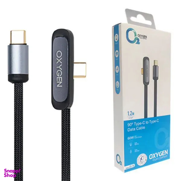 کابل تبدیل فست شارژ اکسیژن مدل LX-16 Type-C To Type-C 3A PD 60W یکسر L