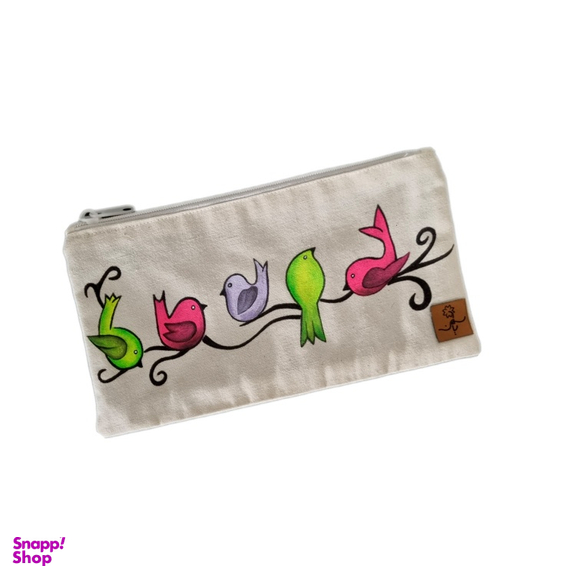 جامدادی طرح پرنده های رنگی