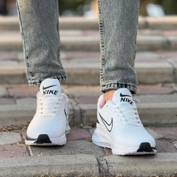 کفش اسپرت مردانه مدل نایکی زوم کد NDRNA1033 رنگ سفید