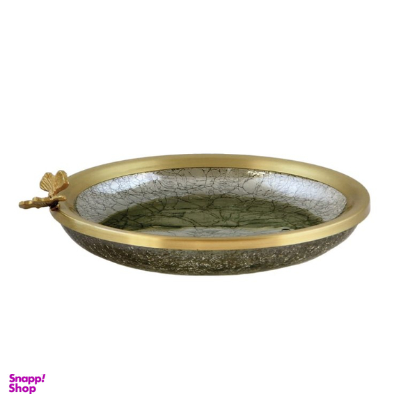 ست پیاله و پيش دستی برنجی سالینو کد B-20102011 بسته 12 عددی