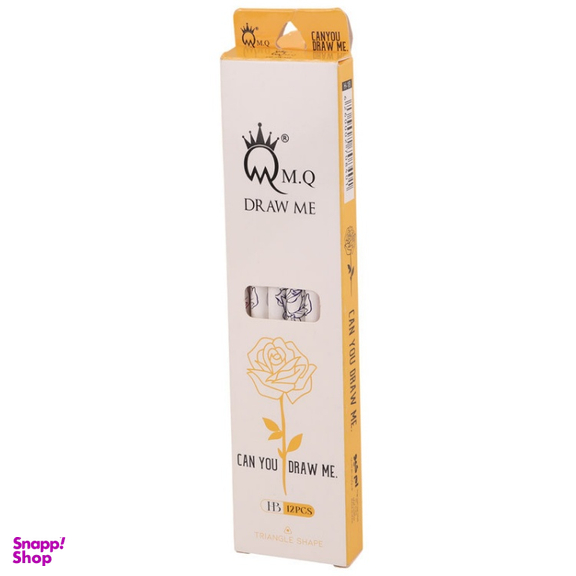 مداد مشکی ام کیو کد H-18 بسته 12 عددی