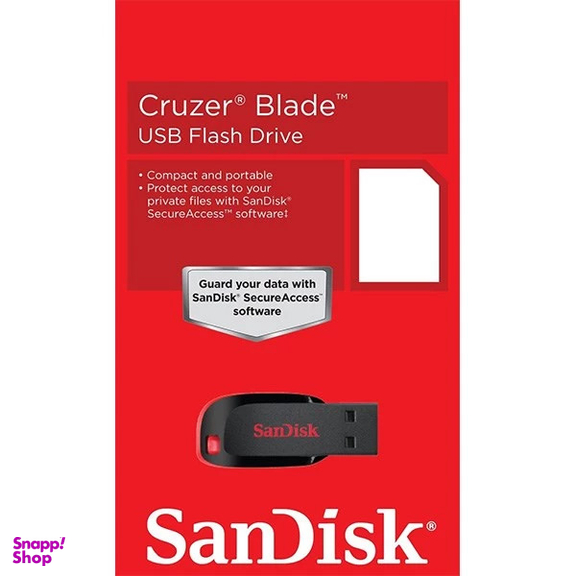 فلش مموری سن دیسک مدل Cruzer Blade ظرفیت 32 گیگابایت