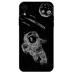 کاور گوشی موبایل مگافون طرح فضانورد مدل 1368 مناسب اپل iPhone XR