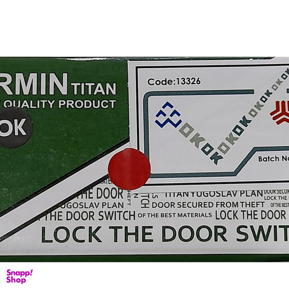 قفل و سوییچ خودرو آرمین تیتان مدل OK مناسب پراید مجموعه 6 عددی