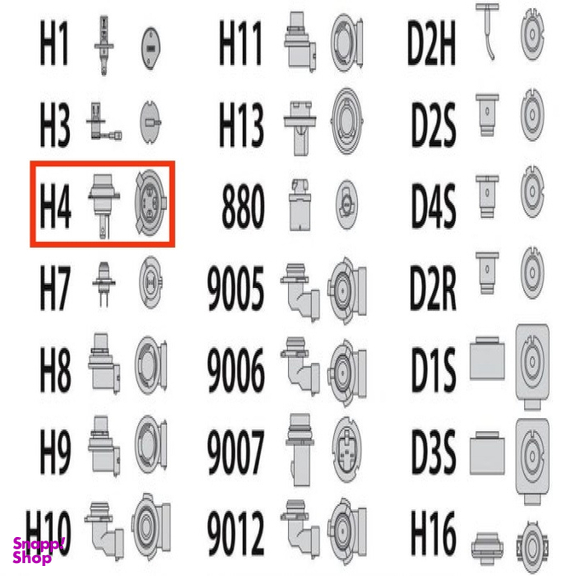 لامپ هدلایت خودرو سام مدل U10 کد H4 بسته 2 عددی