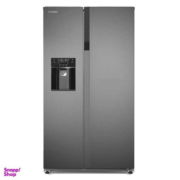 یخچال فریزر ساید بای ساید 28 فوت ایکس ویژن مدل HS600-WI/SI