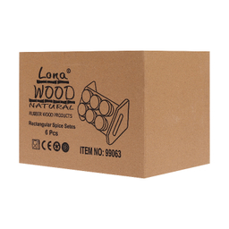 جای ادویه لونا مدل کژال مجموعه 6 عددی