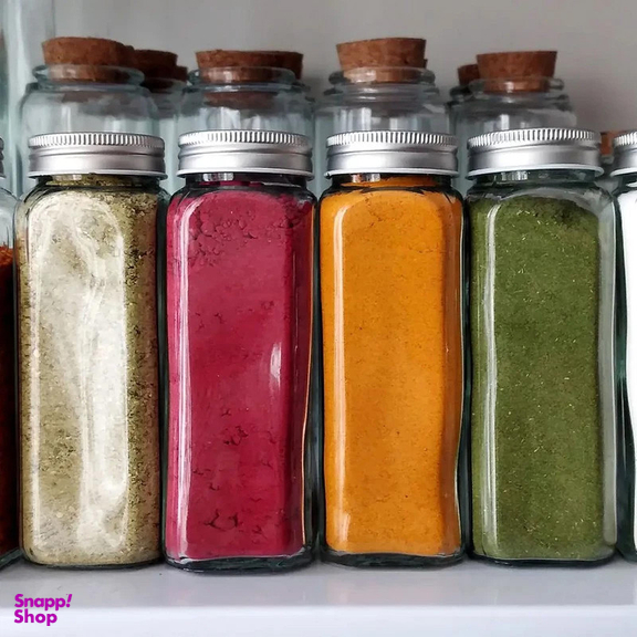 جا ادویه مدل مکارتی چارگوش کد 2 مجموعه 12 عددی