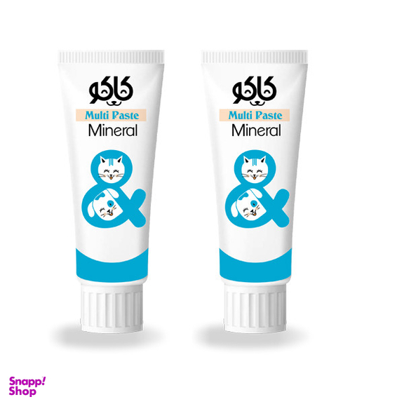 خمیر مینرال سگ و گربه کاکو مدل Multiple Paste وزن 100 گرم بسته 2 عددی