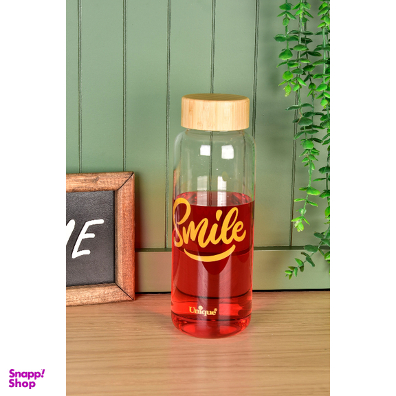 بطری آب یونیک طرح smile کد 3058 گنجایش 1.03 لیتر