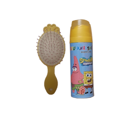 اسپری کودک بوخشا مدل باب اسفنجی حجم 200 میلی لیتر به همراه برس