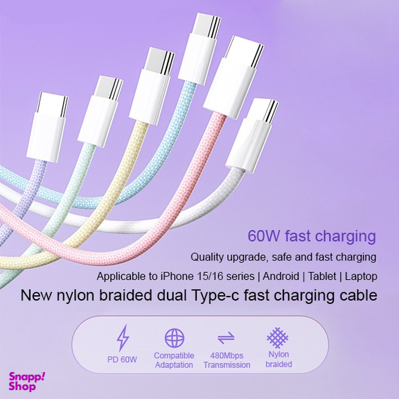 کابل تبدیل USB-C مدل PD27W طول 1 متر