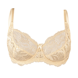 سوتین زنانه لین مدل فنردار کد 4680-511 رنگ کرم