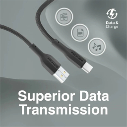 کابل تبدیل USB به Type-C پرومیت مدل ECOLINE-CC120.BLK طول 1 متر