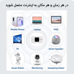 مودم جیبی 4G LTE قابل حمل اسفیورد مدل M720