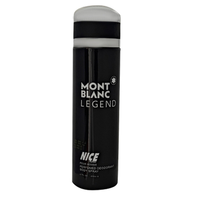 بادی اسپلش مردانه نایس پاپت مدل Mont Blac Legend حجم 200 میلی لیتر